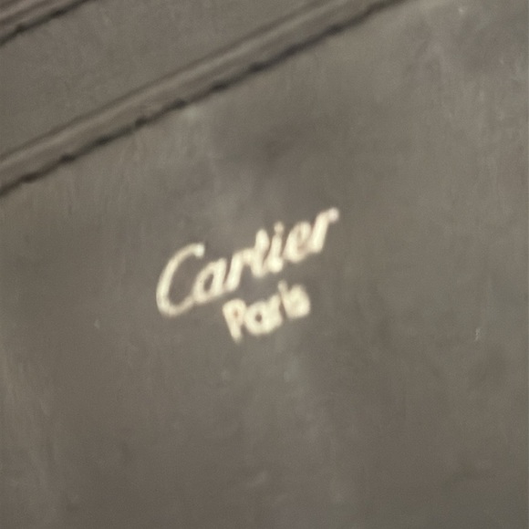 Cartier Black Leather Accessory